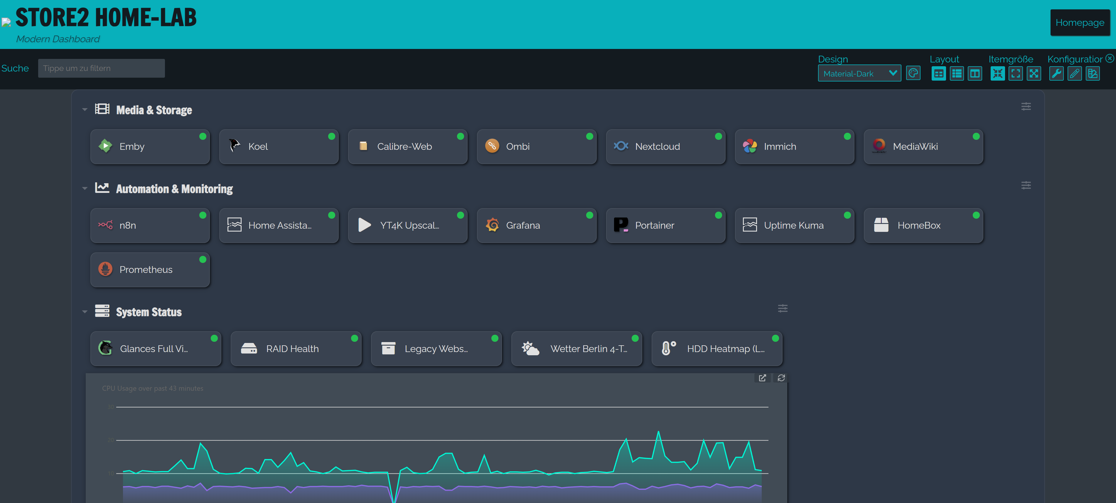 Dashy Dashboard